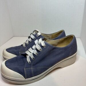 DANSKO Veda Sneakers Womens EU 40 Canvas Platform Vegan Lace-Up Clog Shoe 9.5-10
